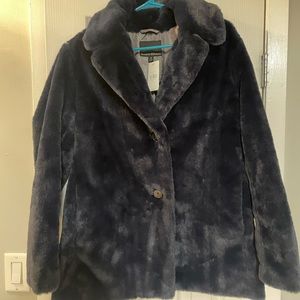 NWT Banana Republic plush coat